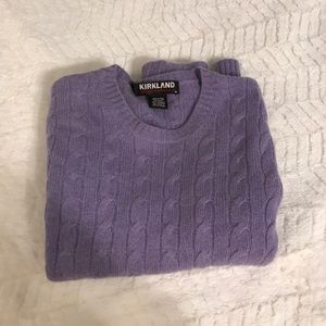 100% cashmere sweater